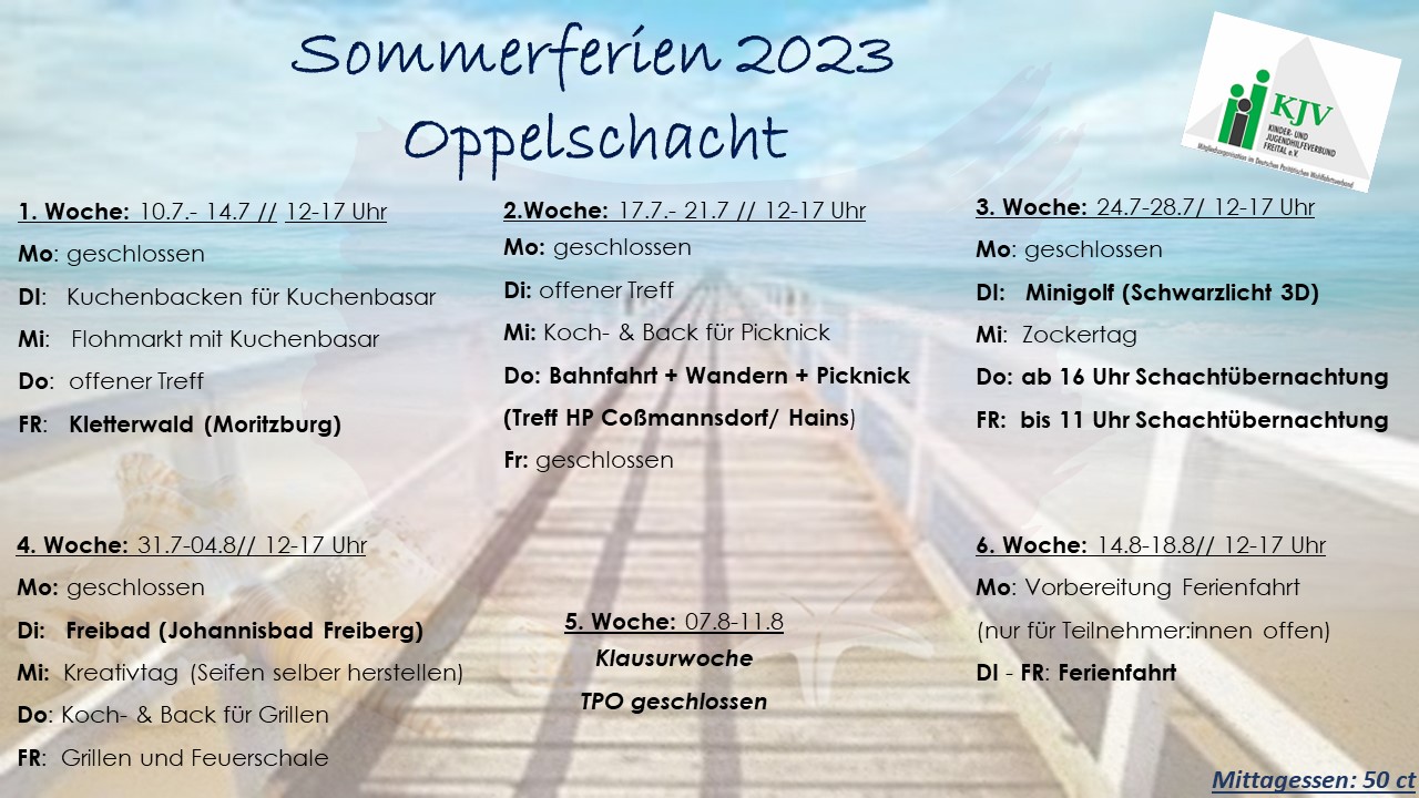Ferienübersicht