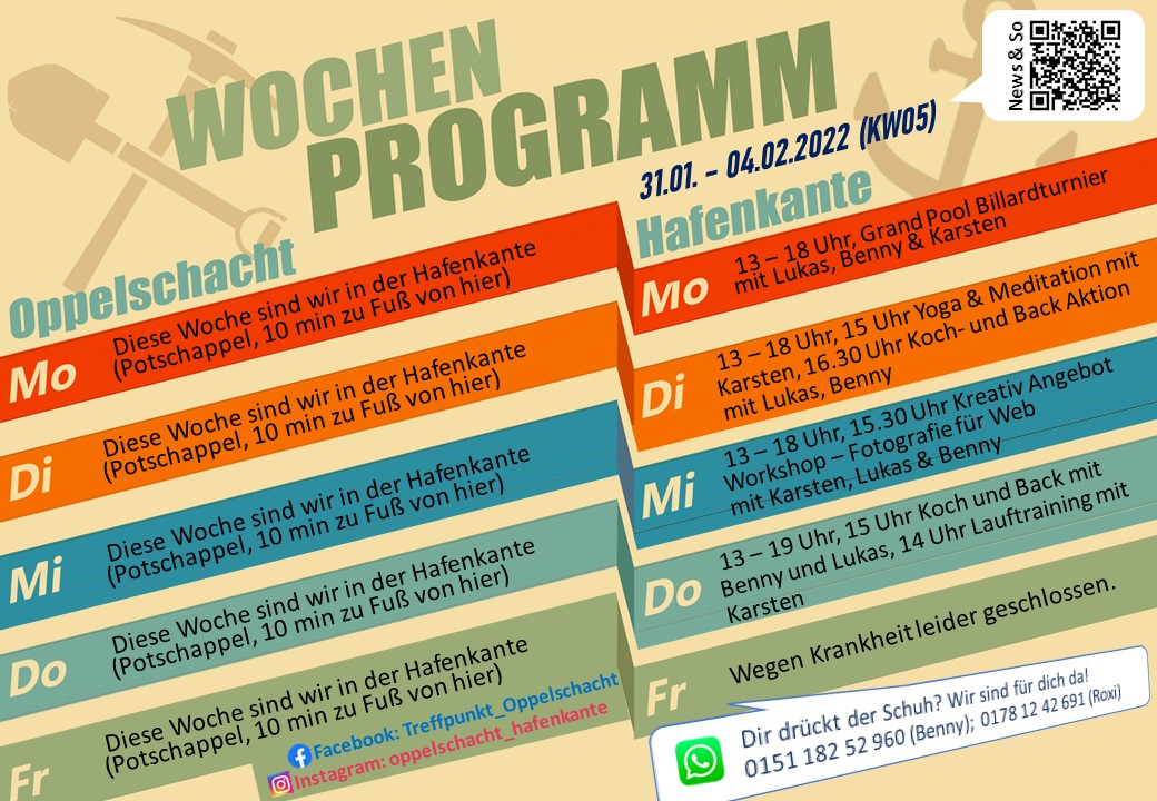 Wochprogramm KW05-2022