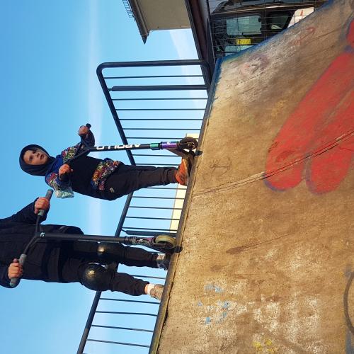 BMX Roller Skate & Bikepark neben der Hafenkante